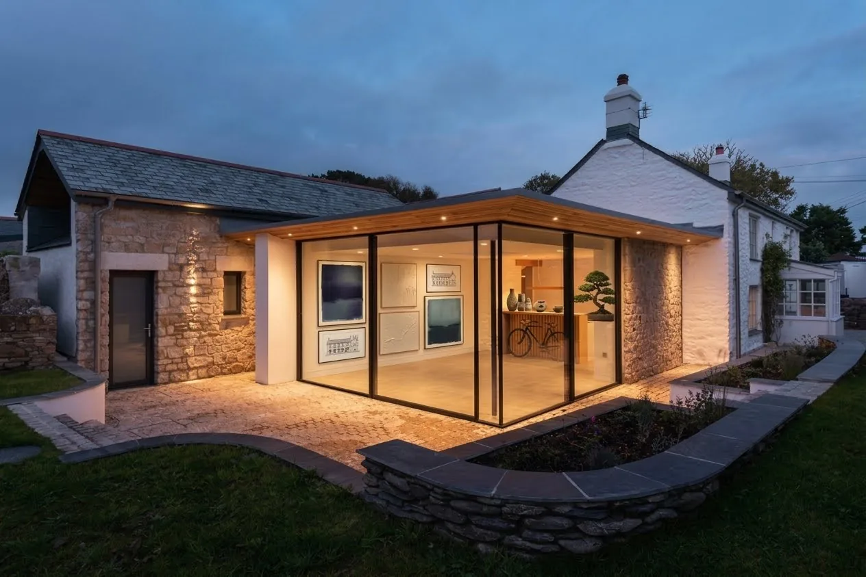 Completed home extension