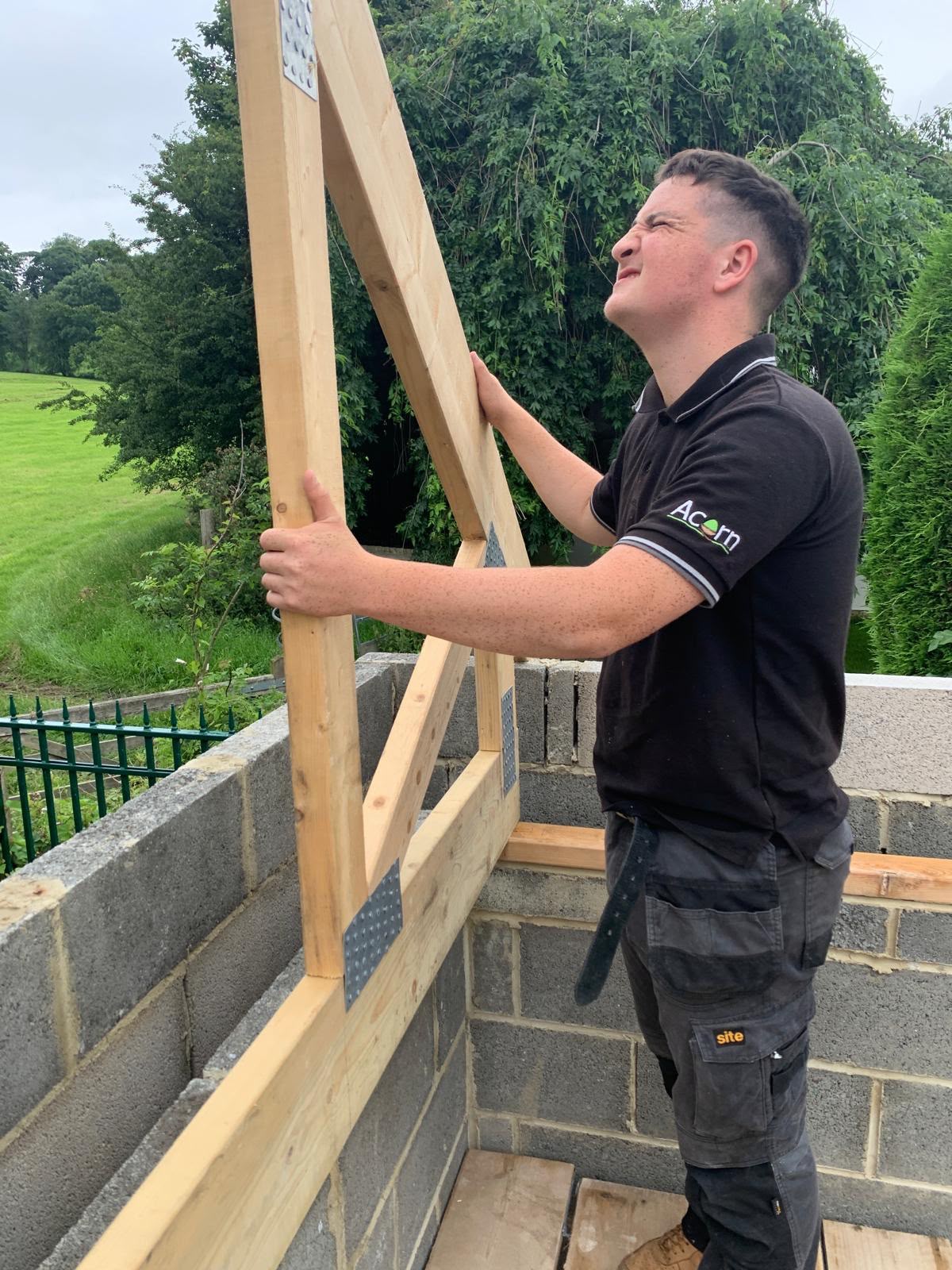 Structural roof carpentry