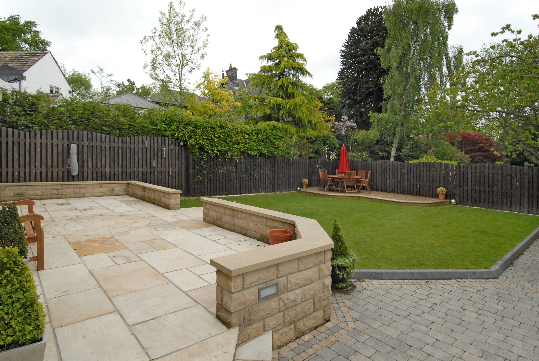 Rear garden..