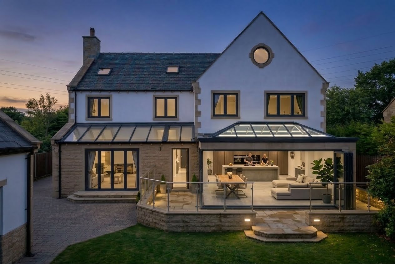 Fully completed home..